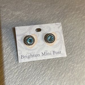 Brighton light blue earrings